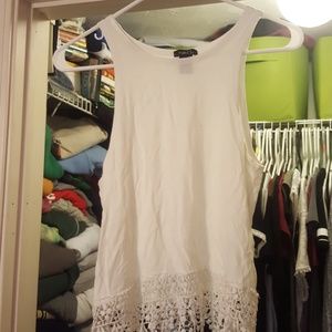 White tank top